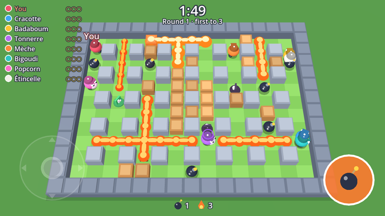 Capture d’écran du jeu boomblast